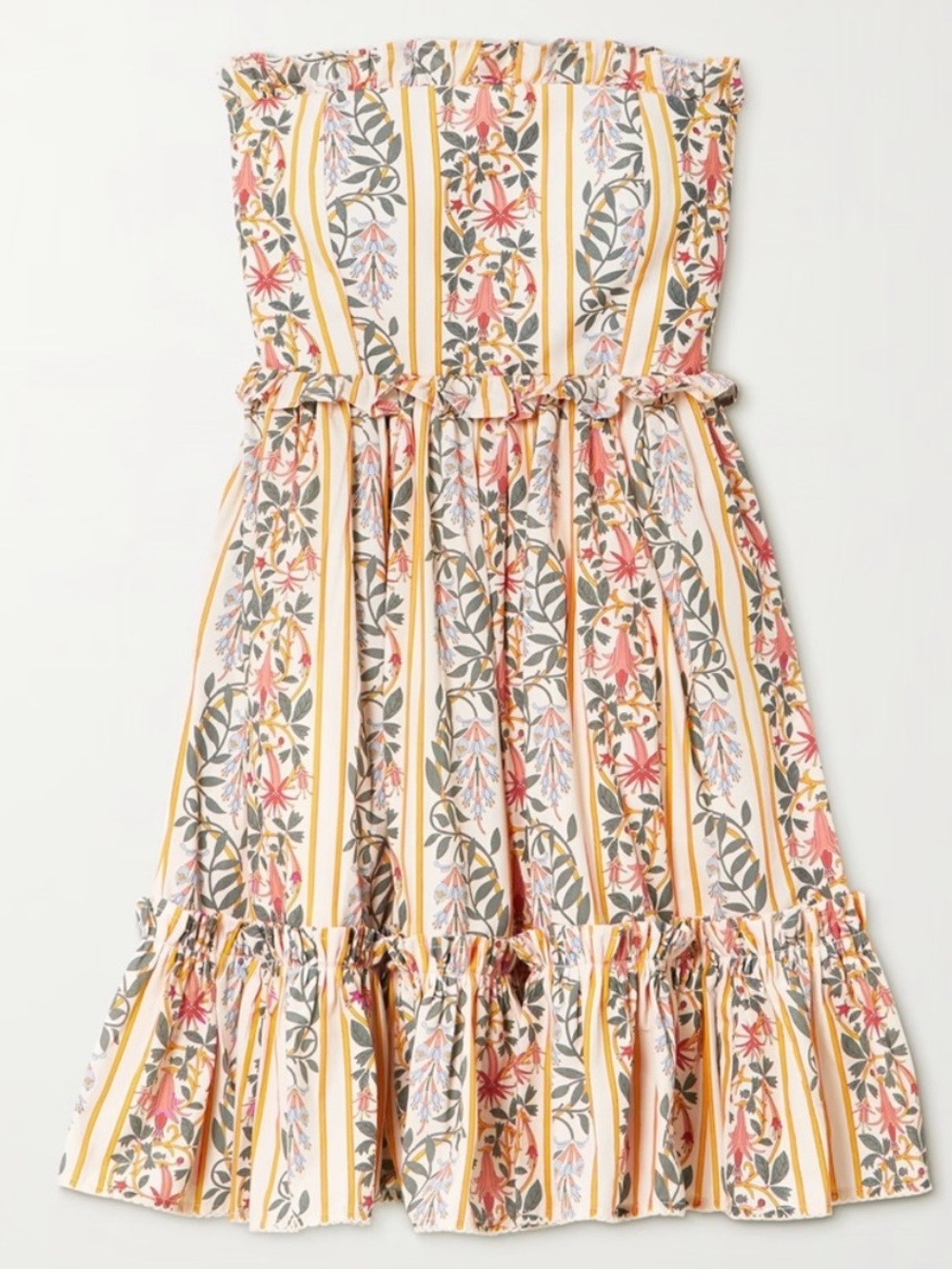 AGUA BY AGUA BENDITA Rosa
Floral Strapless Mini Dress XS